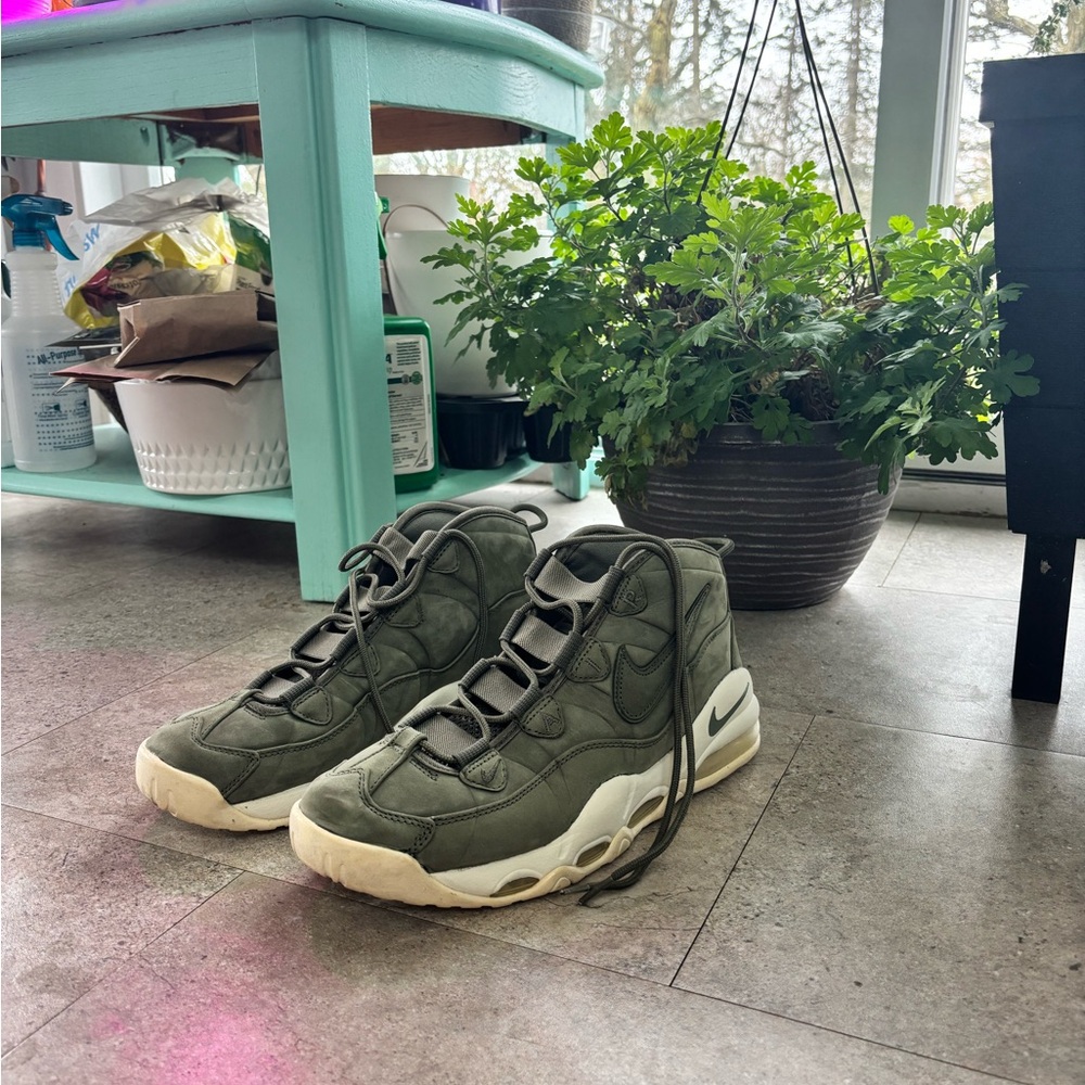 Nike Olive Green High-Top Sneakers
